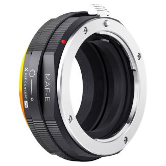 K&F Sony Alpha (Minolta AF) adapter voor Sony E-Mount (NEX) camera's - PRO uitvoering