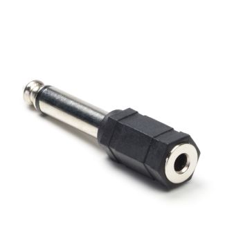 PC Sync converter plug van 3.5 (vrouwelijk) naar 6.35mm