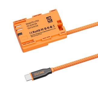 ZGCINE voedingsadapter USB-C naar Canon LP-E6