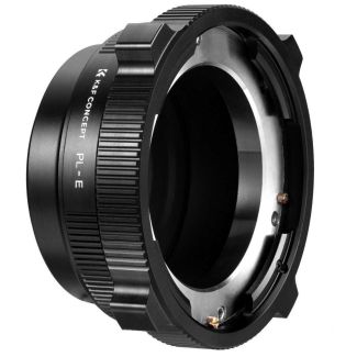 K&F adapter voor PL mount lens op E mount camera