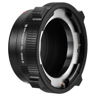 K&F adapter voor PL mount lens op Canon R mount camera