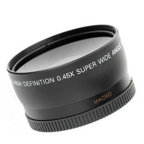 Groothoek converter 0.45x met macro mogelijkheid - 55mm