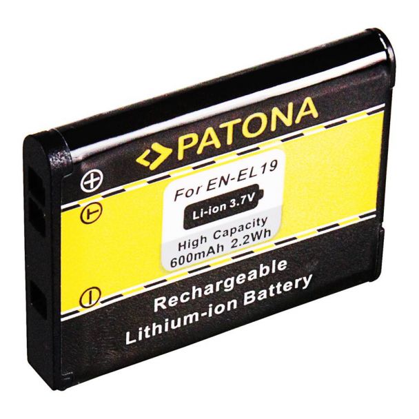 Patona accu voor Nikon, EN-EL19 Compatible