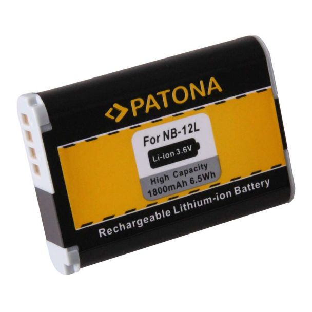 Patona accu Canon NB-12L compatible