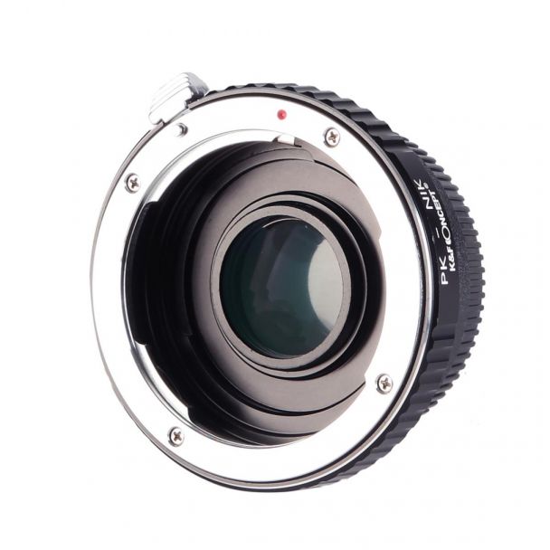 K&F Nikon adapter voor Pentax PK lens met glaselement