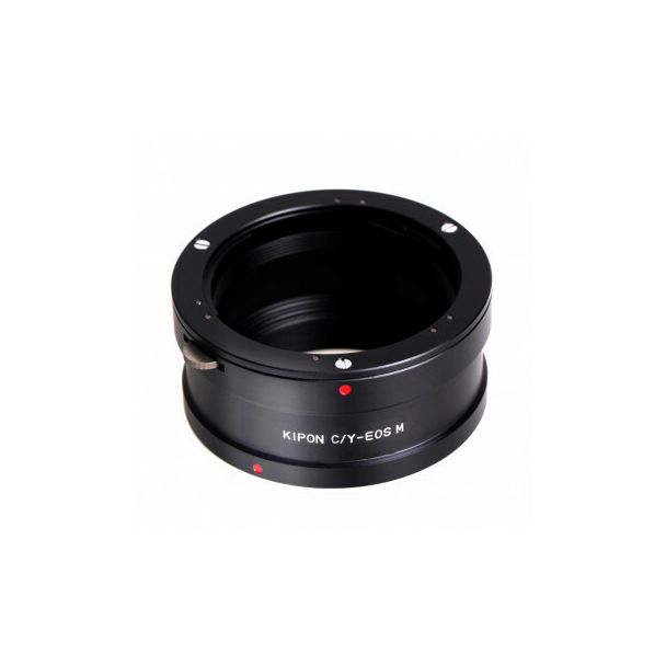 KIPON adapter voor Contax Yashica lens op een Canon EOS M mount camera