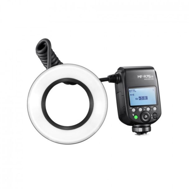 Godox MF-R76N TTL Macro ring flitser voor Nikon