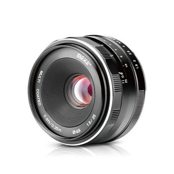 Meike MK-25mm f/1.8 Micro Canon M mount objectief