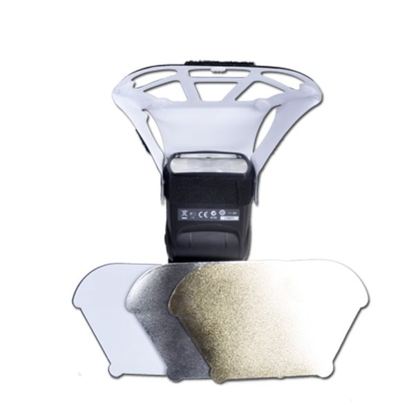 MQ-B12 Licht bouncer voor reportageflitser