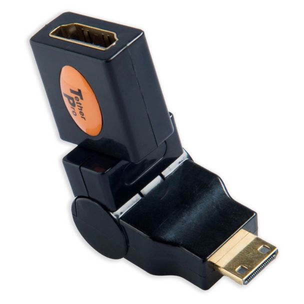 Tetherpro male to female 360 graden draaibare connector - HDMI
