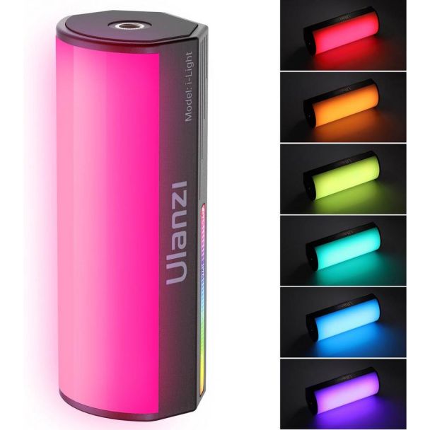 Ulanzi pocket ice light RGB met ingebouwde accu