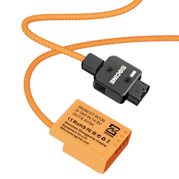 ZGCINE voedingsadapter D-TAP naar Fuji NP-W126