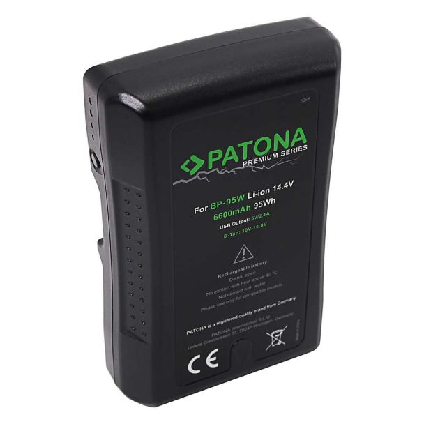 Patona PREMIUM V-mount accu BP-95WS