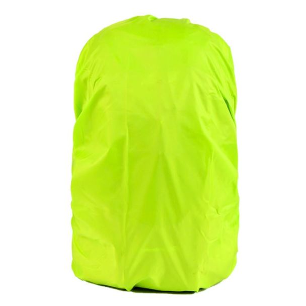 Universele regenhoes voor rugtas 30-40 liter - fluor geel