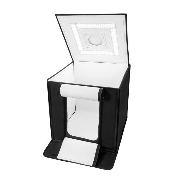 Caruba portable fotostudio LED 50x50x50cm - Dimbaar