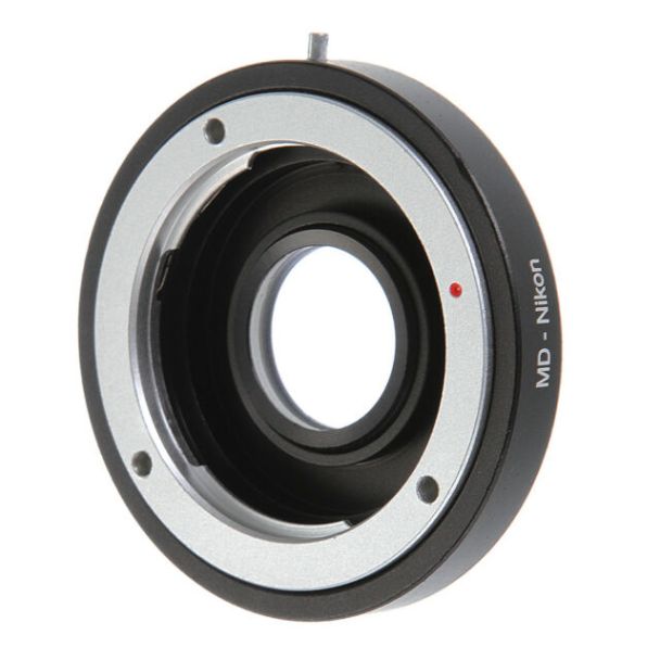Minolta MD adapter voor Nikon F met glas