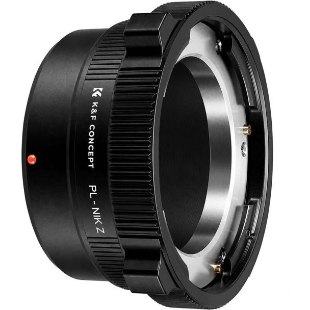 K&F adapter voor PL mount lens op Nikon Z mount camera