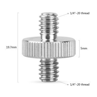 Verloop schroef 1/4" - 1/4" 