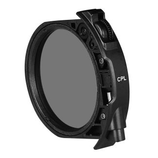 Meike drop in circulair polarisatiefilter voor de Meike Canon EF naar R adapter