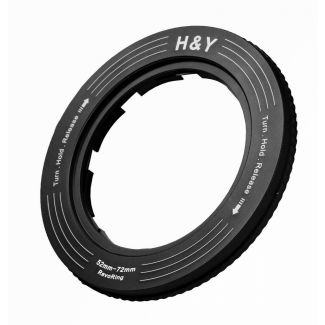 H&Y RevoRing variabele adapter 52-72mm voor 77mm filter