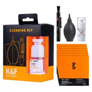 K&F Cleaning kit - lenspen, lensvloeistof, doekjes en balg