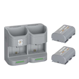 ZGCine charging case inclusief 2 accu’s Canon LP-E6
