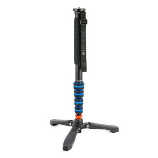 3 Legged Thing Punks Taylor 2.0 magnesium monopod met Docz - blauw