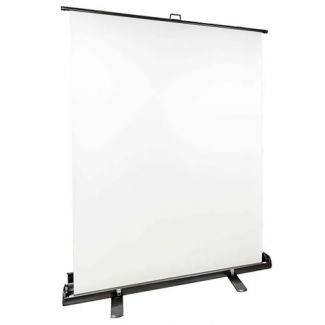 Roll-up achtergrond scherm 150 x 200cm - wit