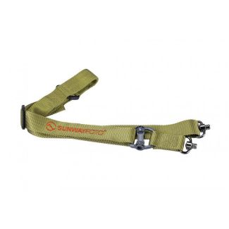 Sunwayfoto camera strap / draagriem met QD koppeling - groen