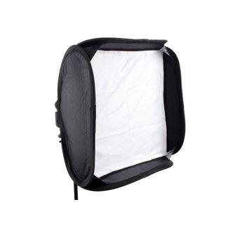 Easy foldable softbox 40x40cm voor reporagefliser